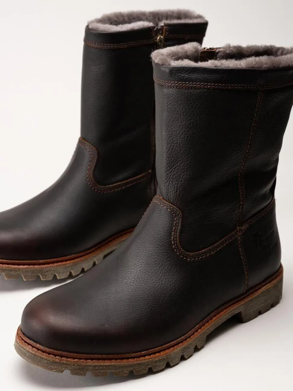 Panama Jack - Fedro Igloo - Bruna fårskinnsfodrade boots