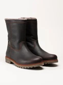 Panama Jack - Fedro Igloo - Bruna fårskinnsfodrade boots