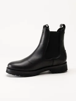 Panama Jack - fransesca Igloo - Svarta fårskinnsfodrade boots i skinn