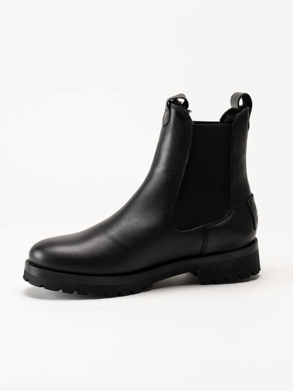 Panama Jack - fransesca Igloo - Svarta fårskinnsfodrade boots i skinn
