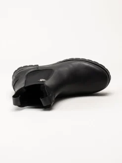Panama Jack - fransesca Igloo - Svarta fårskinnsfodrade boots i skinn