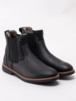 Panama Jack - Garnock Igloo C2 - Svarta fårskinnsfodrade boots i skinn