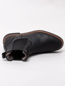 Panama Jack - Garnock Igloo C2 - Svarta fårskinnsfodrade boots i skinn