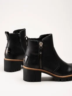 Panama Jack - Pauline Trav - Svarta varmfodrade boots i skinn