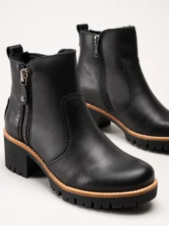 Panama Jack - Pauline Trav - Svarta varmfodrade boots i skinn