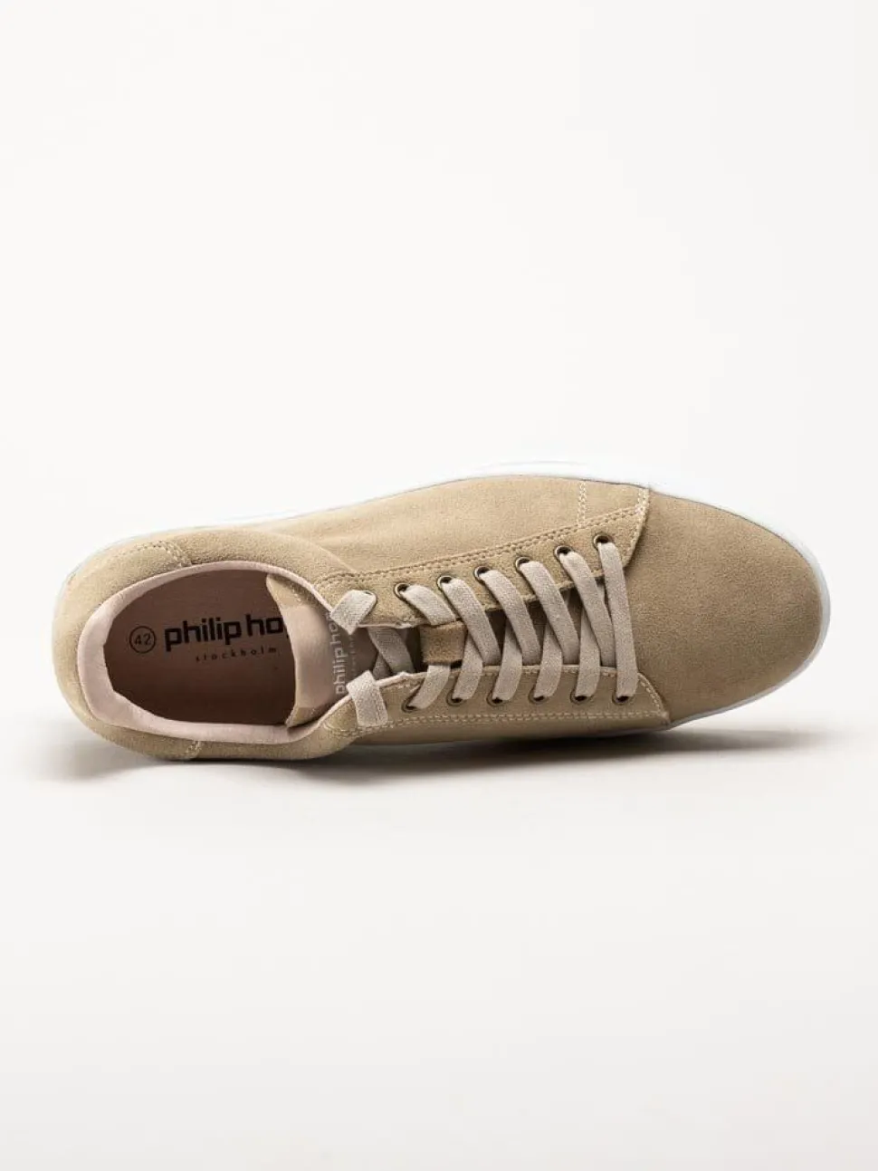 Philip Hog - Selim - Beige sneakers i mocka