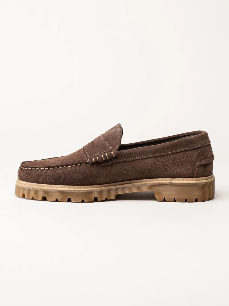 Playboy Footwear - Austin 2.0 - Bruna loafers i mocka