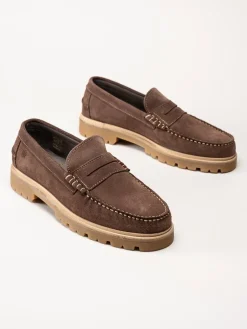 Playboy Footwear - Austin 2.0 - Bruna loafers i mocka