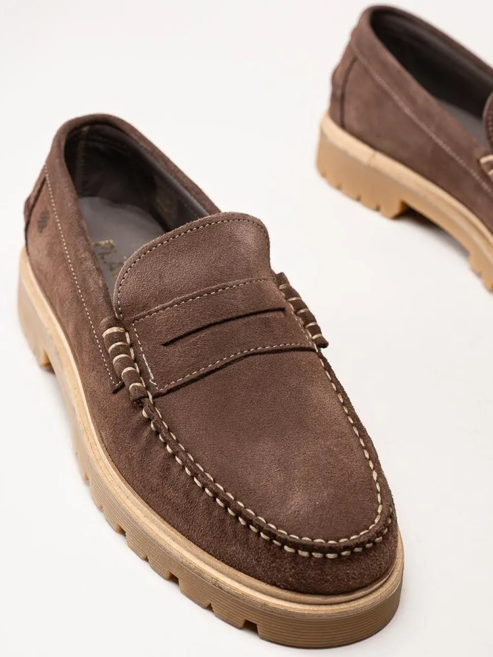 Playboy Footwear - Austin 2.0 - Bruna loafers i mocka