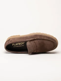 Playboy Footwear - Austin 2.0 - Bruna loafers i mocka