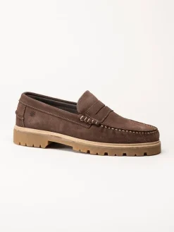 Playboy Footwear - Austin 2.0 - Bruna loafers i mocka