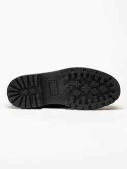 Playboy Footwear - Cowen - Svarta kängor i skinn