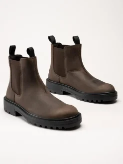 PoleCat - Camp Harvard Gtx - Mörkbruna fodrade boots