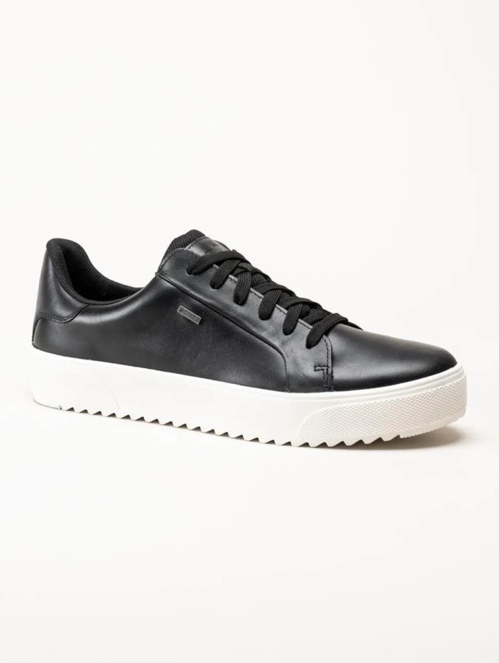PoleCat - Rex Turin GTX - Svarta skinnsneakers med Gore-Tex