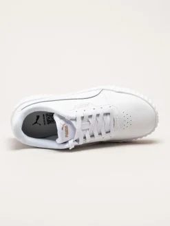 Puma - Carina 3.0 - Vita sneakers i skinnimitation