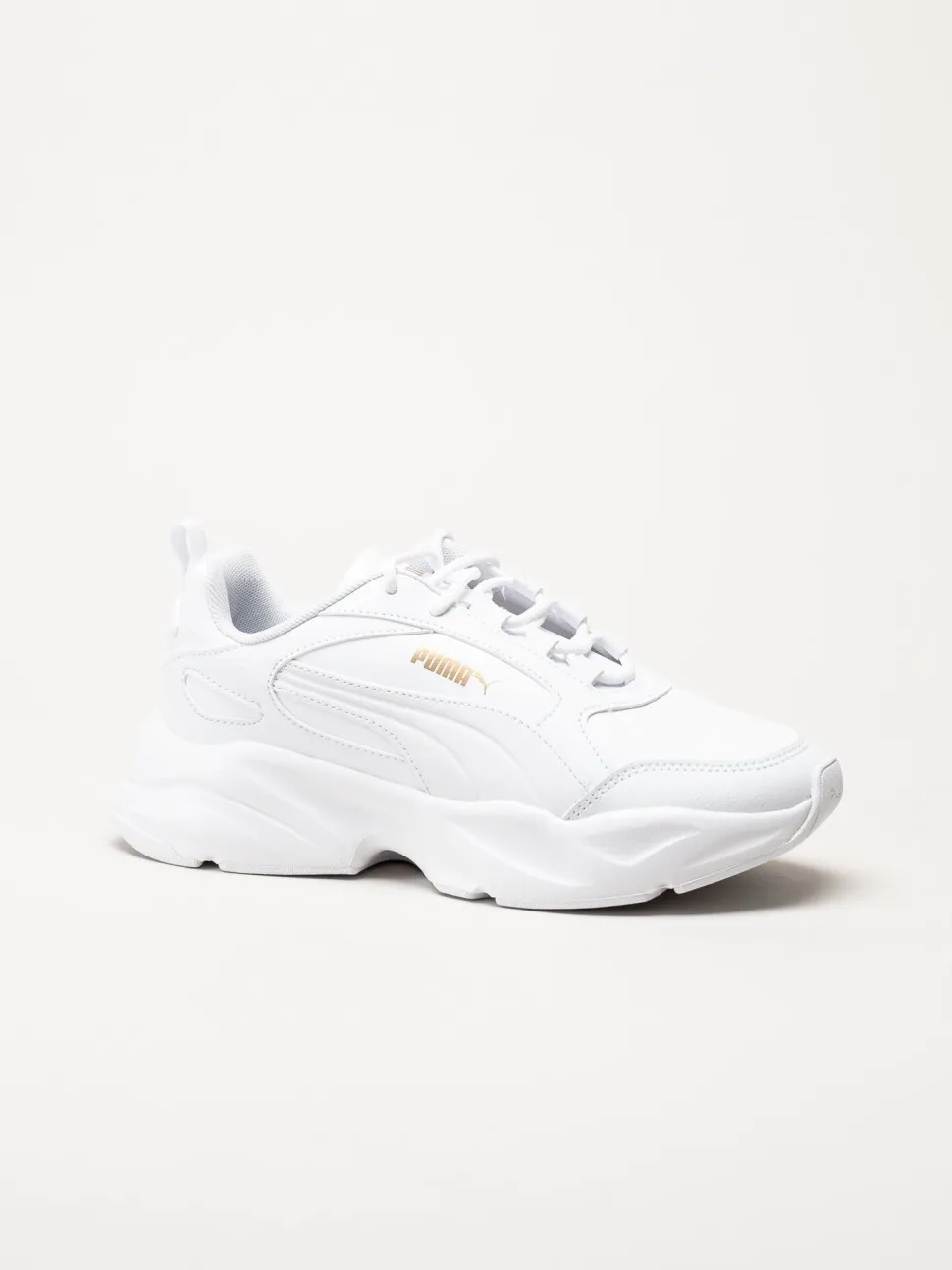 Puma - Cassia 2.0 - Vita sneakers i skinnimitation