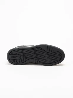 Puma - Caven III - Svartvita sneakers i skinnimitation