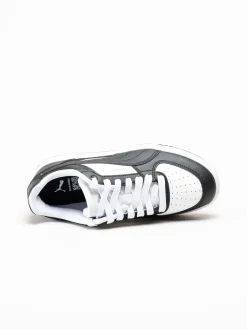 Puma - Caven III - Svartvita sneakers i skinnimitation