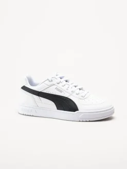 Puma - Caven III - Vita sneakers i skinnimitation
