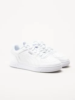 Puma - Caven III - Vita sneakers i skinnimitation