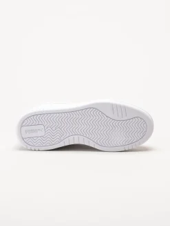 Puma - Caven III - Vita sneakers i skinnimitation