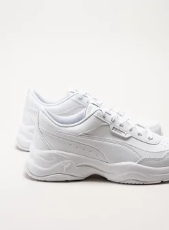 Puma - Cilia Mode - Vita sneakers i skinnimitation