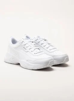 Puma - Cilia Mode - Vita sneakers i skinnimitation