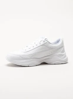 Puma - Cilia Mode - Vita sneakers i skinnimitation