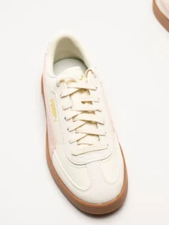 Puma - Club II Era - Beiga sneakers i skinn