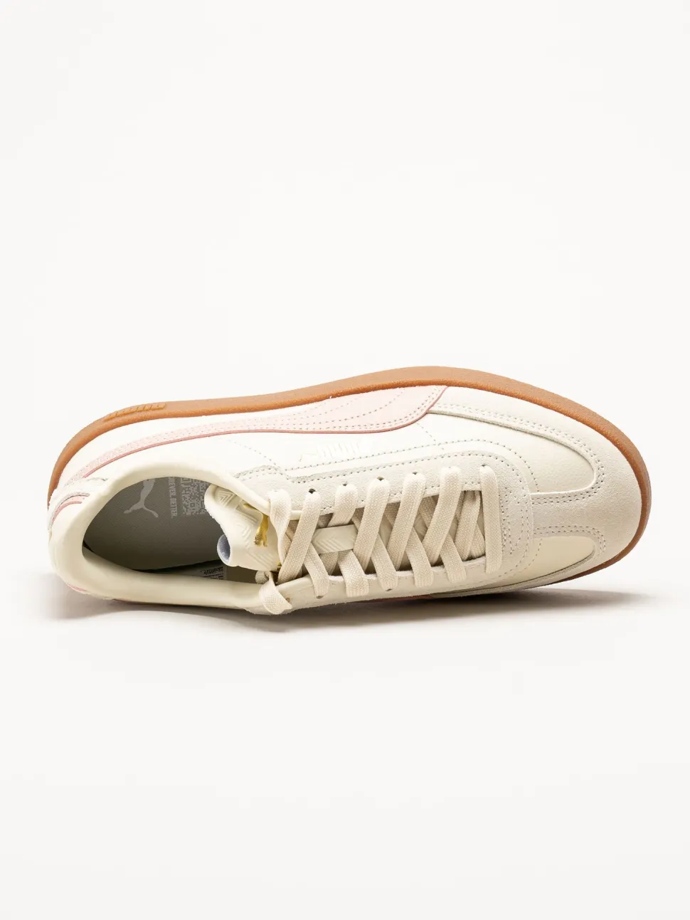 Puma - Club II Era - Beiga sneakers i skinn