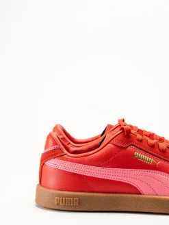 Puma - Club II Era - Röda sneakers i skinn