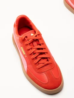 Puma - Club II Era - Röda sneakers i skinn