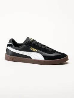 Puma - Club II Era - Svarta retrosneakers i skinn