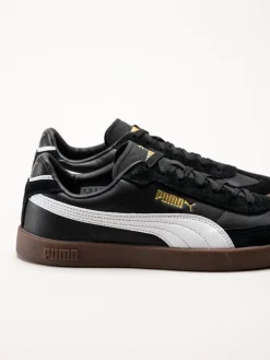 Puma - Club II Era - Svarta retrosneakers i skinn