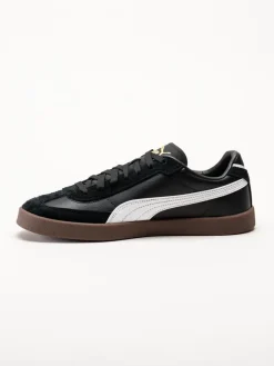 Puma - Club II Era - Svarta retrosneakers i skinn