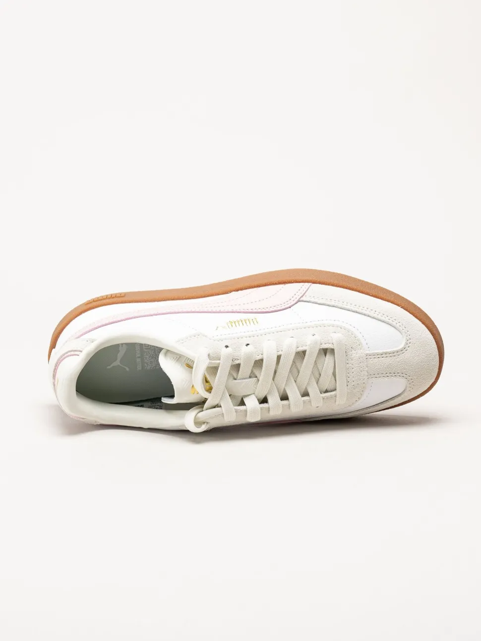 Puma - Club II Era - Vita sneakers i skinn och mocka