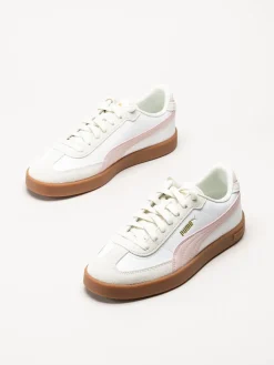 Puma - Club II Era - Vita sneakers i skinn och mocka