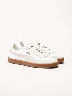 Puma - Club II Era - Vita sneakers i skinn och mocka