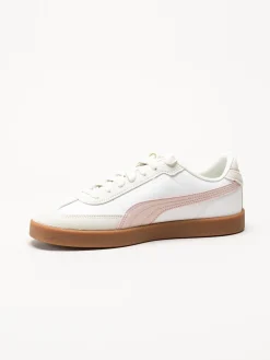 Puma - Club II Era - Vita sneakers i skinn och mocka