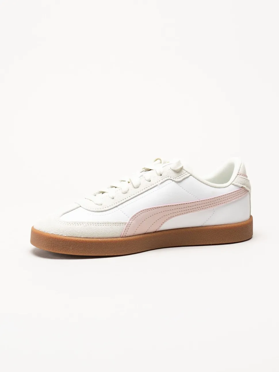 Puma - Club II Era - Vita sneakers i skinn och mocka