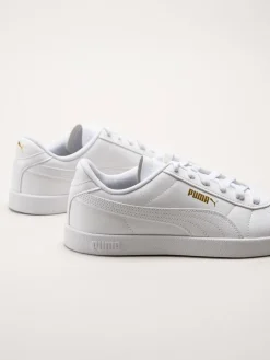 Puma - Club II SL - Vita sneakers i skinnimitation