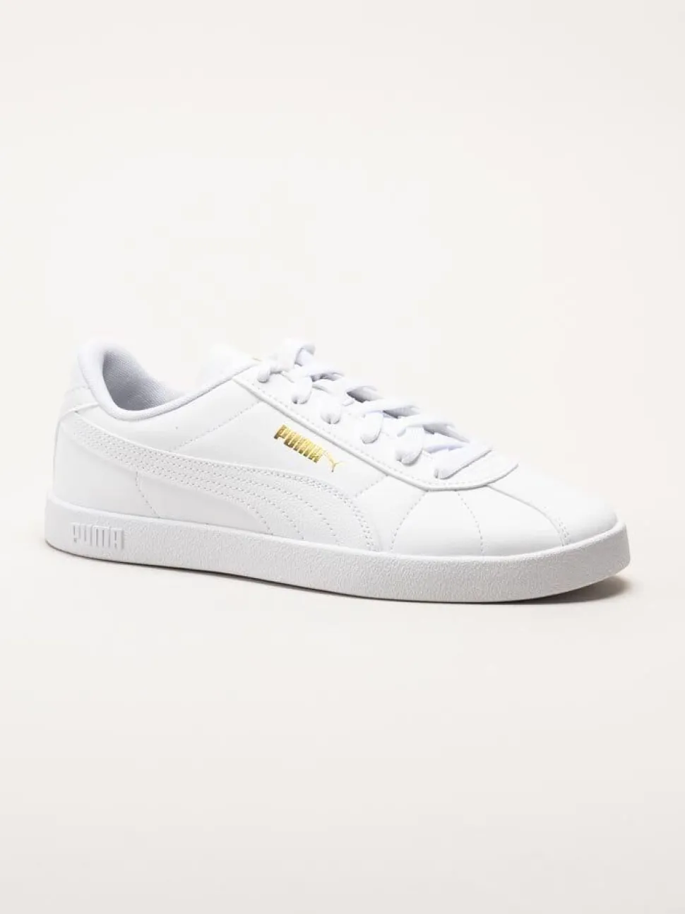 Puma - Club II SL - Vita sneakers i skinnimitation