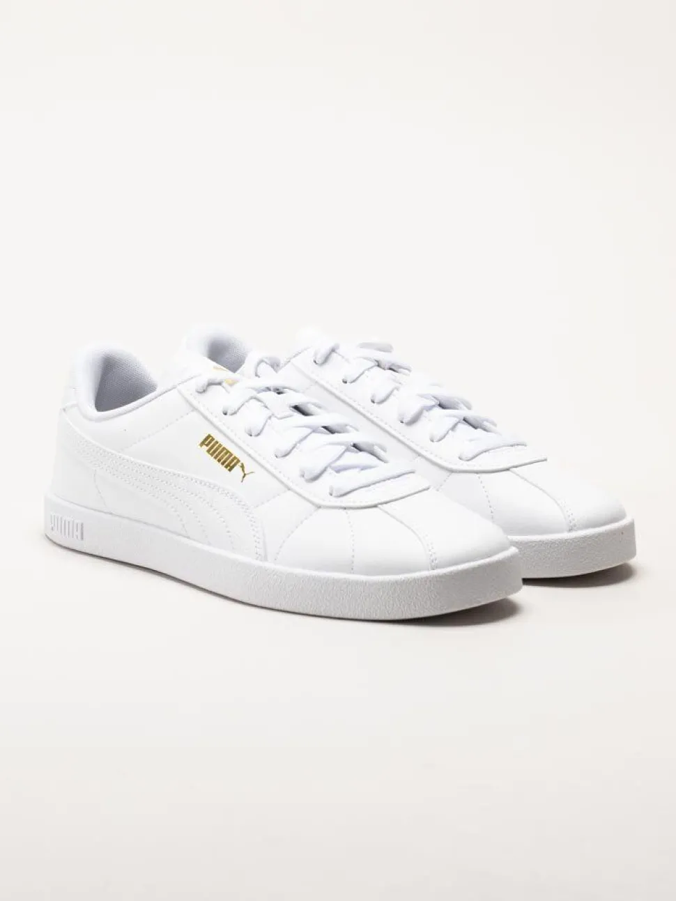 Puma - Club II SL - Vita sneakers i skinnimitation