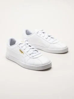 Puma - Club II SL - Vita sneakers i skinnimitation
