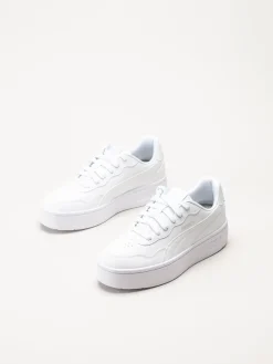 Puma - Court Lally Skye - Vita platåsneakers