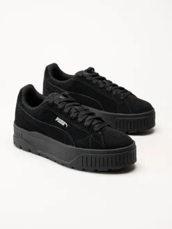 Puma - Karmen II - Svarta platåsneakers i mocka