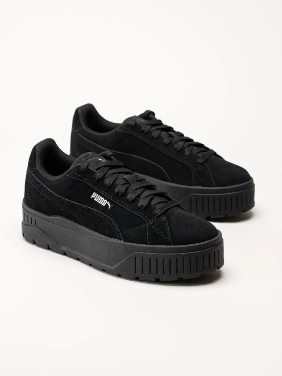 Puma - Karmen II - Svarta platåsneakers i mocka