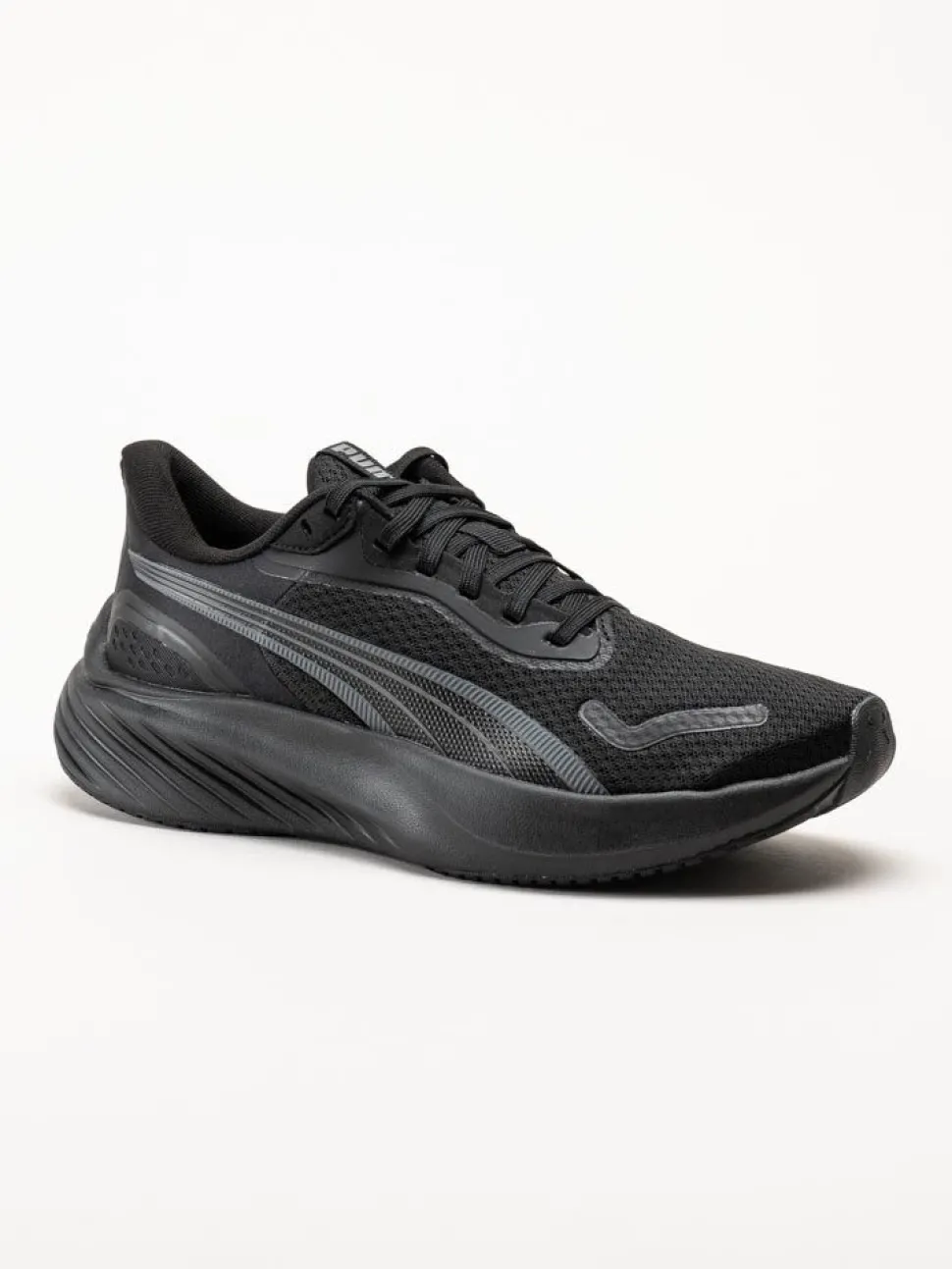 Puma - Pounce Lite - Svarta löparskor i textil