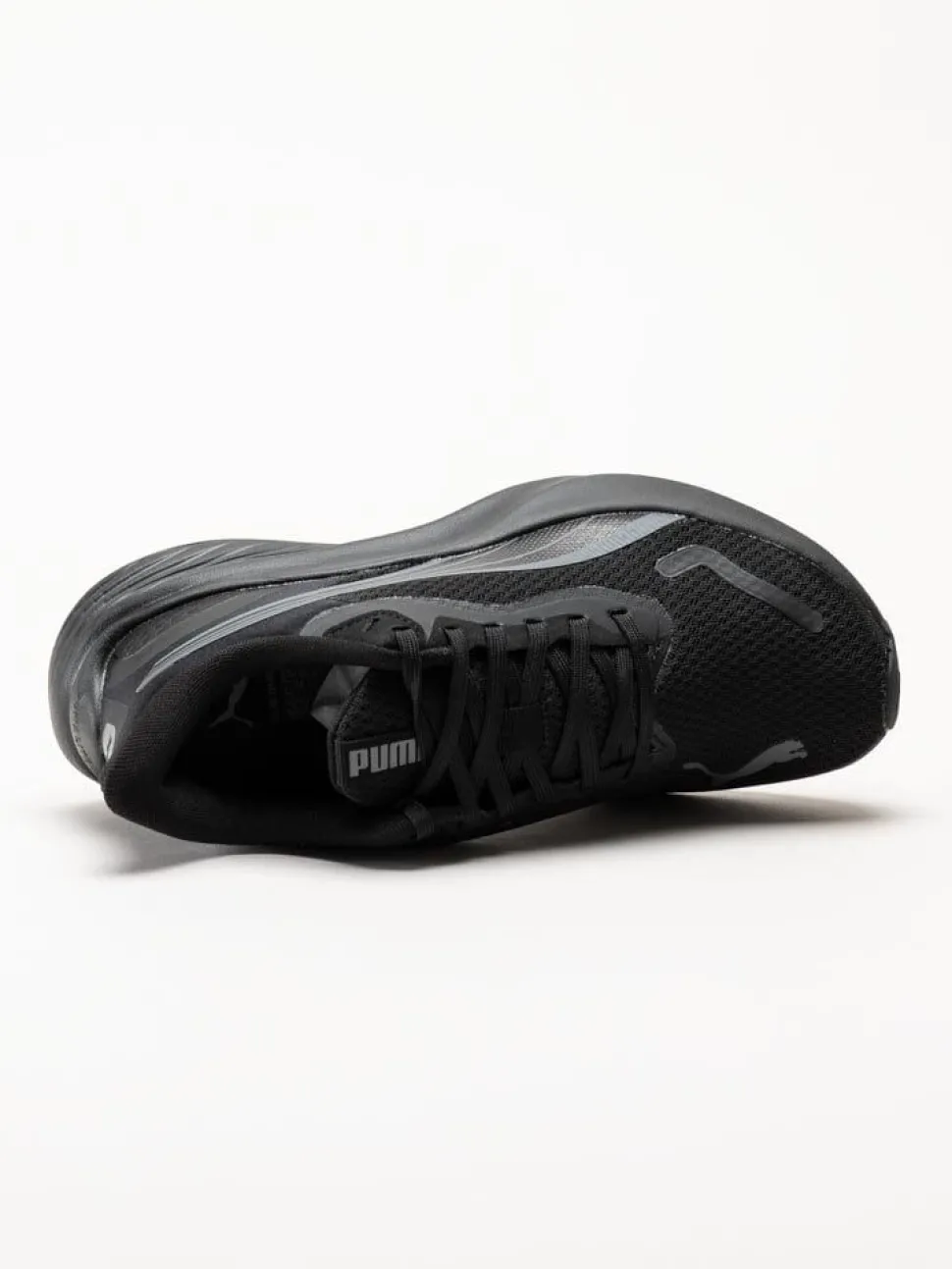 Puma - Pounce Lite - Svarta löparskor i textil