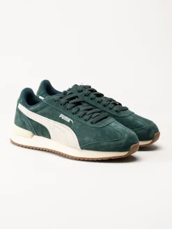 Puma - R78 Wind Sd - Gröna sneakers i mocka